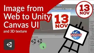 How to load an image from URL across the Internet in Unity and use it as 2D UI or as a 3D texture