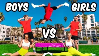 BOYS vs GIRLS Extreme Gymnastics Challenge