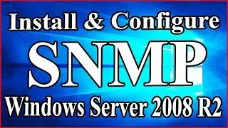 SNMP and WMI Install and Configure on Windows Server 2008 R2 : SNMP & WMI on Windows Server 2008 R2
