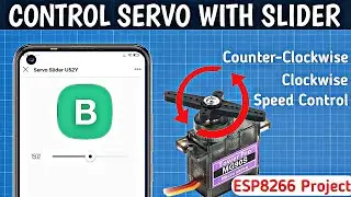 Servo Control: Rotate and Control Speed with Blynk ioT App