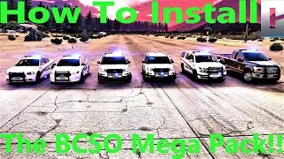 How To install The BCSO Mega Pack! | #GTAV | #Tutorial | #LSPDFR | #criminaljusticeyoutube