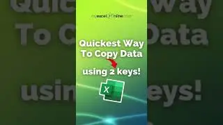 Copy Data Fast in Excel! 🤩  