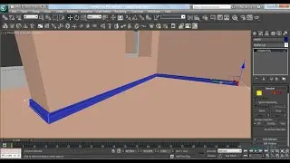 Создание интерьеров в 3DS MAX  Урок 9.  Создание багетов и плинтусов