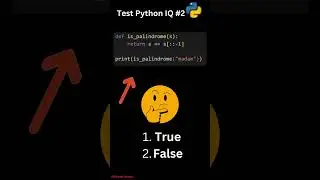 Python Code IQ Test #2