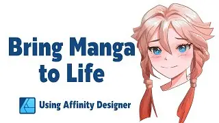 Manga Inking & Coloring in Affinity Designer