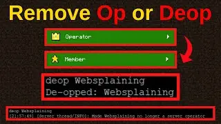 How To Deop Or Remove Server Op In Minecraft: Java And Bedrock Editions