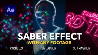 Saber Plugin Effect WITH ANY FOOTAGE | No Plugins | After Effects 2020 Tutorial