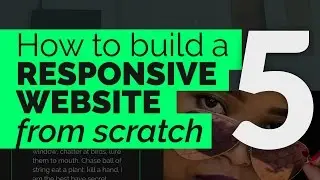 How to Create a Responsive Website from Scratch - Part 5: Call To Action and Footer #CSS #Responsive