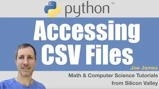 Python: Accessing CSV Files (read and write)