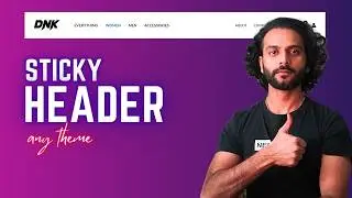 How to Create a Sticky Header on WordPress [FREE & EASY]