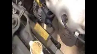 Как снять генератор на иномарке.