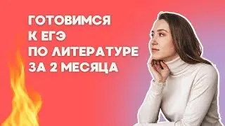 Как подготовиться к ЕГЭ по литературе за 2 месяца?