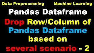 Python Pandas Tutorial | Drop Rows and Columns of a Pandas Dataset - P2