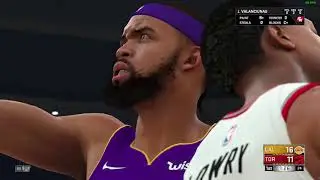 Los Angeles Lakers (LeBron) vs. Toronto Raptors (Kawhi with 44 points) NBA 2K18