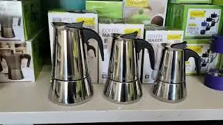 Порівняння гейзерних кавоварок Maestro MR 1660 обсягом 100, 200, 300 мл, перевірка висоти