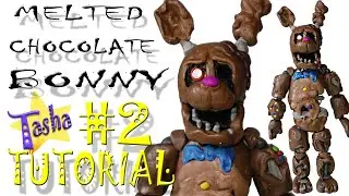 Растаявший шоколадный Бонни #2 ФНАФ АР Пластилин Melted Chocolate Bonny #2 FNaF AR from Plasticine