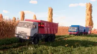 Farming Simulator 22 / Карта Сосновка / Стрим #04 Осень, Уборка подсолнухов