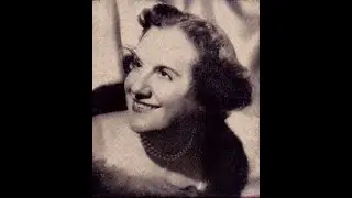 Ninon Vallin sings three arias! (Netherlands, 1935)