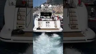 Moving in pole position for the Monaco F1: Mangusta yacht H1 🔥