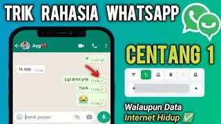 Cara Membuat Whatsapp Centang 1 Tanpa Mematikan Data Seluler | Trik Whatsapp Terbaru 2023
