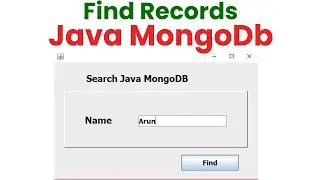Search using Java MongoDb