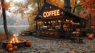 Serene Autumn Morning - Relaxing Coffee Shop Bossa Nova Jazz for a Stress-Free Start
