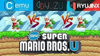 New Super Mario Bros. U | Cemu Vs Yuzu Vs Ryujinx - GTX 1660 / i5 8600