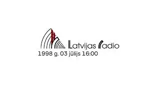 What was on Latvijas Radio 1 back in the summer of 1998?