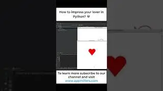 How to impress someone special using Python? 😍 #shorts