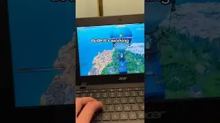 I finally ran Fortnite I knew it was possible 