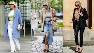 МОДА НА РАННЮЮ ОСЕНЬ ДЛЯ ЖЕНЩИН 40+ 💕В СТИЛЬНОМ ЭЛЕГАНТНОМ АУТФИТЕ💕