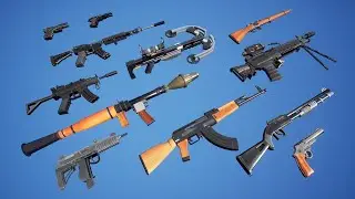 Unreal High Quality Weapons Pack With Character Animations - Weapons Showcase