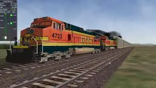 BNSF LOCOMOTIVE HOTBOX FREIGHTRAIN | TRAIN SIMULATOR OPEN RAIL