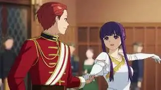 Stark make Fern smile while dancing - Frieren Beyond Journey's End Episode 15