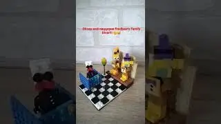 Обзор самодельной лего пиццерии 🌟🍕Fredbear's Family Diner.🍟🌟 