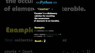 Python 2  Best Library of Collections Module 