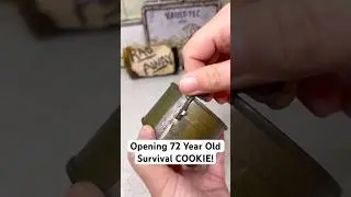 Opening a 72 Year Old FALLOUT SHELTER COOKIE