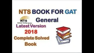 NTS Book For GAT General 2018 | Latest Version | Free Download