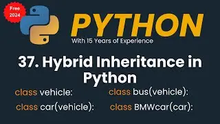 Hybrid Inheritance in Python | Object Oriented Programming in Python