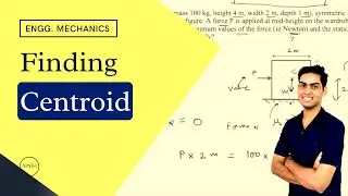 No more confusion in finding out centroid 🤗 | Engineering Mechanics