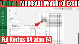 Cara Mengatur Margin di Excel Agar Full Kertas A4 atau F4