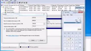 Demo -Creating Disk Partition and Deleting Disk partition on Windows using Disk Management