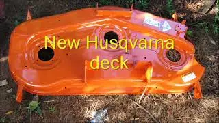 Husqvarna 54 inch deck converted to Craftsman ZTL 8000