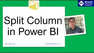 How to split column in Power BI | Power BI Split Column