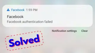 Fix facebook authentication failed | Problem Fixed