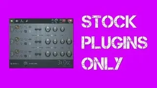 I made a beat using FL Studio STOCK PLUGINS and SAMPLES ONLY🔥Making a beat in FL Studio