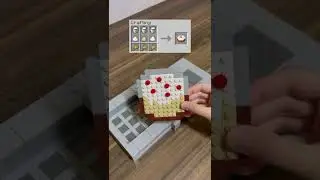 Crafting Minecraft Cake BUT Lego! 