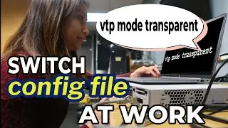 Cisco config file we use at work | CISCO Switch commands