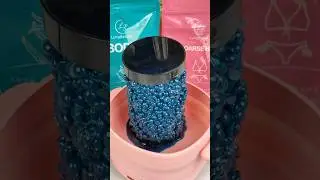 Melt a “jar” of wax 🤣😂 #yeelen #yeelenwax #hairremoval #hardwax #waxbeads #asmr  #oddlysatisfying