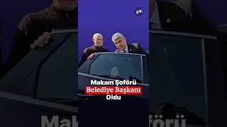 19 yıllık makam şoförü belediye başkanı oldu